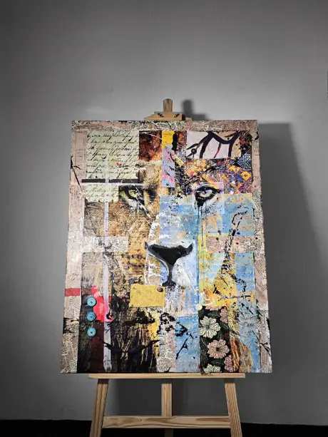 Mason's artwork produced as part of Level 3 Extended Diploma in Art & Design