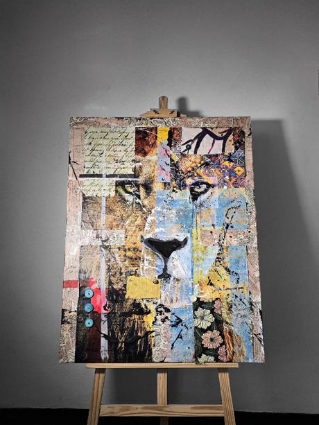 Mason's artwork produced as part of Level 3 Extended Diploma in Art & Design