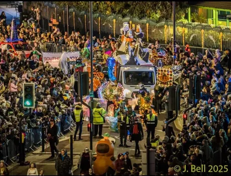 USP College 2025 Southend Halloween Float Jack in the box 