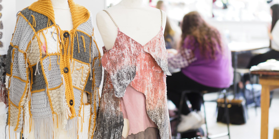 Students experiment with styles, patterns and textiles to create unique garments