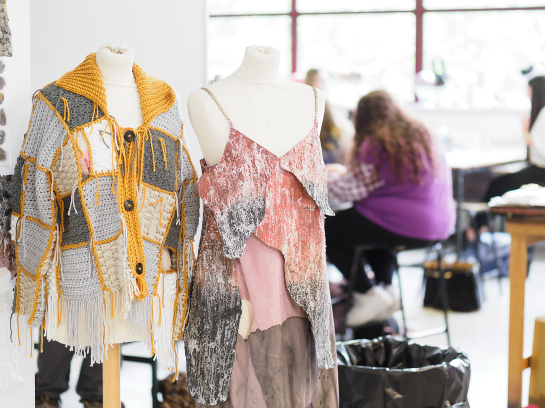Students experiment with styles, patterns and textiles to create unique garments