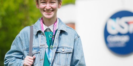 A prospective student attending a USP college Open Day