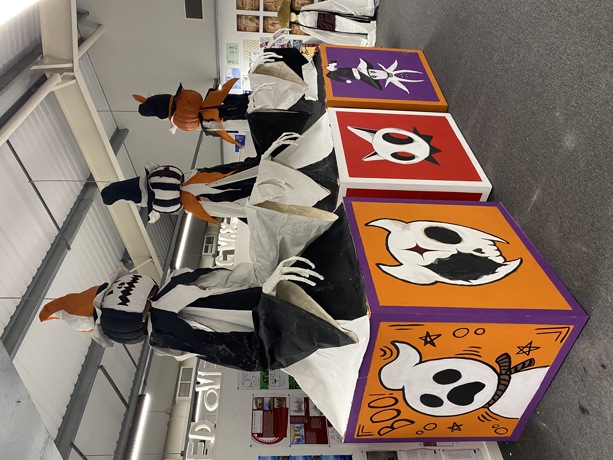 USP College 2025 Southend Halloween Float Jack in the box