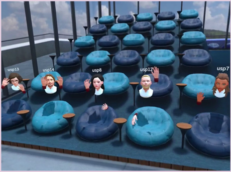 USP VR Campus: lecture theatre