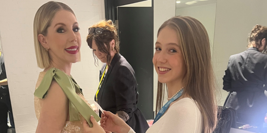Image of<h3>Fashion Student Gets Tips from Celebrity World</h3>