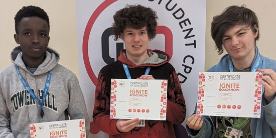 Students attend the new CPD Ignite Roadshow