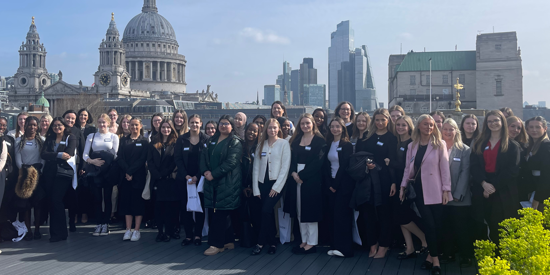 37 students attending BNY Mellon Networking Event in London
