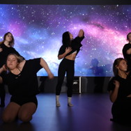 Group of student mid dance performance.