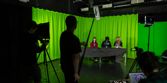 A live performance of students.