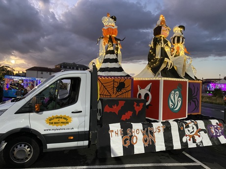 USP College 2025 Southend Halloween Float Jack in the box