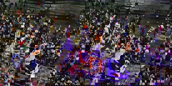 USP College 2025 Southend Halloween Float Jack in the box 