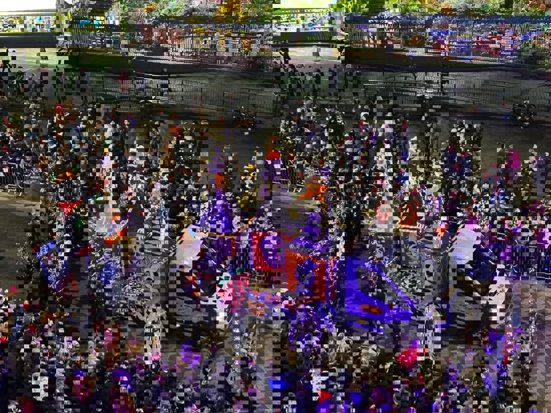 USP College 2025 Southend Halloween Float Jack in the box