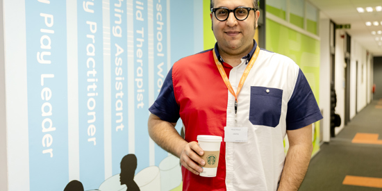 Adult student at Seevic Campus.